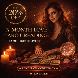 3 Month Future Prediction Tarot Reading – Same Hour Love & Life Insight