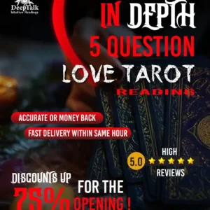 5 Question Love Tarot Reading – Same Hour Delivery | Relationship Guidance PDF